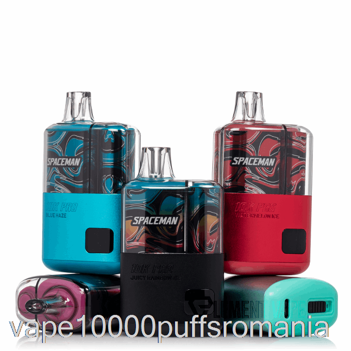 Vape Romania Spaceman 10k Pro De Unica Folosinta Transparenta